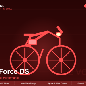 E Volt TriForce DS Dual Suspension Sport E-Bike